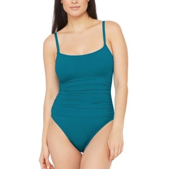 NWOT LA BLANCA 'Island Goddess' One-piece Swimsuit - Picture 1 of 6